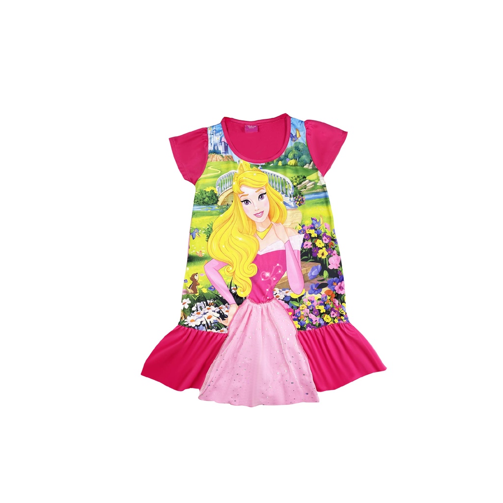 DISNEY PRINCESS :  เดรส  เด็กผู้หญิง  ลิขสิทธิ์แท้