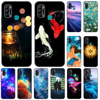 เคสโทรศัพท์มือถือ ซิลิโคนนิ่ม TPU ลายการ์ตูนน่ารัก สําหรับ Infinix Hot 9 Play Hot 11 Play Hot 9 Play