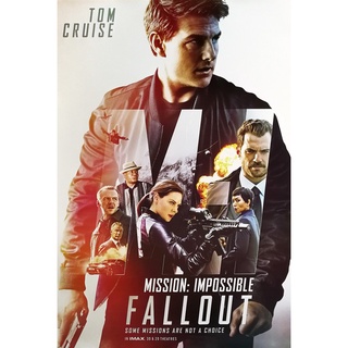 โปสเตอร์ หนัง Movie Mission: Impossible มิชชั่น:อิมพอสซิเบิ้ล โปสเตอร์ติดผนัง โปสเตอร์สวยๆ ภาพติดผนัง poster ส่งEMSให้คะ