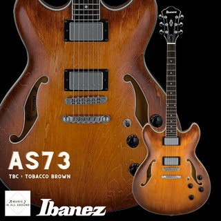 กีตาร์ไฟฟ้า Ibanez AS73-TBC (Semi Hollow Body)