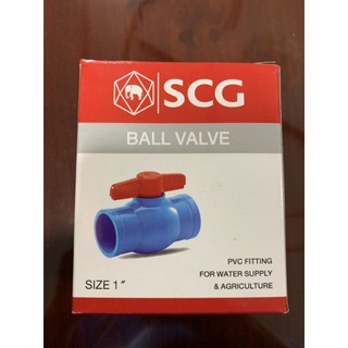 บอลวาล์ว  PVC 1"  SCG