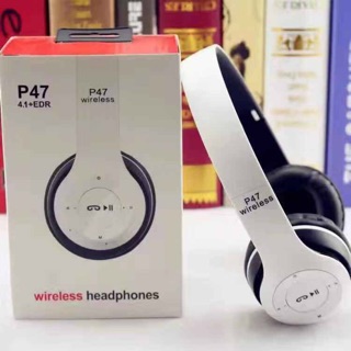 P47 Wireless Bluetooth Sports หูฟัง Microphone Stereo