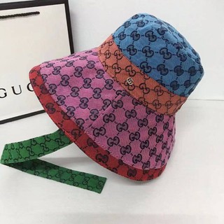 หมวก Gucci GG Multicolour Reversible Bucket Hat