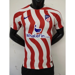 เสื้อกีฬาแขนสั้น ลายทีม Atletico Madrid 2223 คุณภาพสูง ไซซ์ S - 2XL