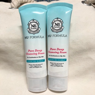 Nu Formula Pore Deep Cleansing Foam 50g / โฟมล้างหน้าสำหรับผิวมัน โฟมล้างหน้า