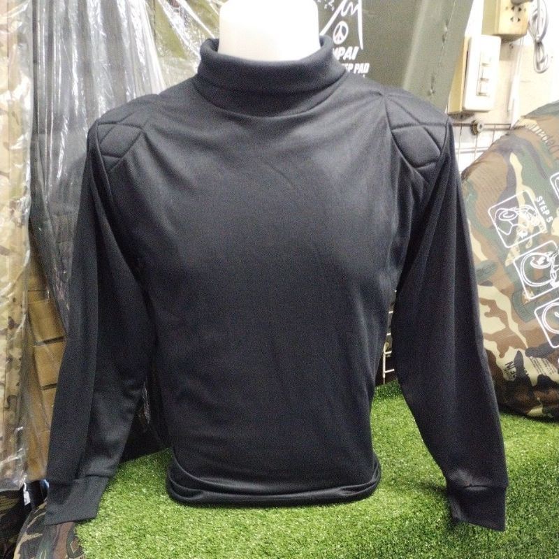 เสื้อยืดแขนยาวคอเต่า สีดำ สีเขียว สีกรมท่า ไซร Mอก40  L42  xL 44