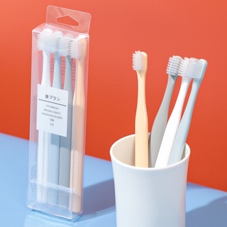 แปรงสีฟันขนนุ่ม แปรงสีฟันญี่ปุ่นผู้ใหญ่ขนนุ่ม ไม้แปรงฟัน ไม่ทำลายเนื้อฟัน นุ่มดุจกำมะหยี่ Japan Toothbrush