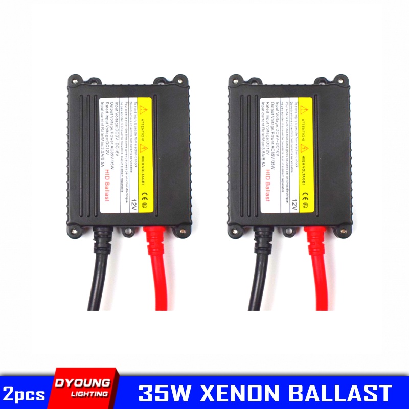 Free Shipping 2Pcs 35W Ballast For Hid Kit Xenon Bulb H4 H7 H1 H3 H8 H9 9005 HB3 9006 HB4 9012 Hir2 