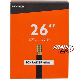 ยางในล้อจักรยาน ยางใน ขนาด 26x1.7/2.2 ที่ใช้วาล์ว Schrader 48 มม. Schrader Valve Inner Tube