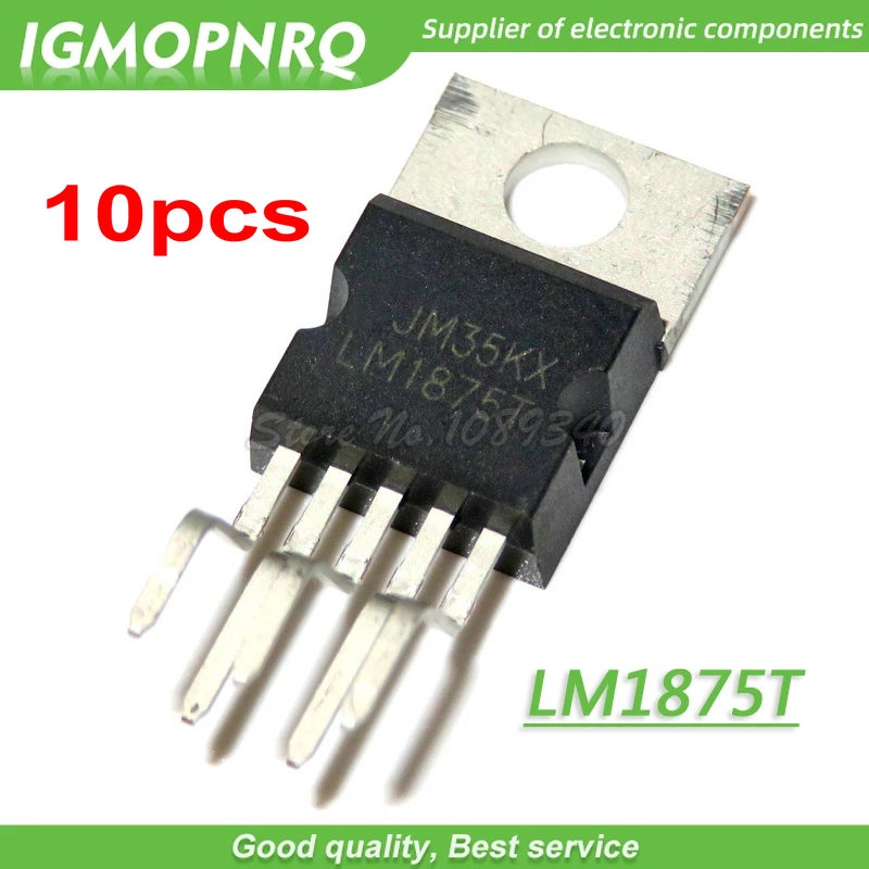 10 ชิ้น/ล็อต LM1875T LM1875 ZIP-5 Dual Wave แรงดันสูงใหม่