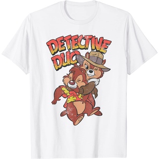 [100% Cotton] เสื้อยืด ผ้าฝ้าย พิมพ์ลายนักสืบ Chip n Dale Rescue Rangers สําหรับผู้ชาย