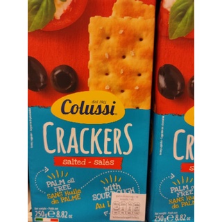 COLUSSI Crackers Salt 250g