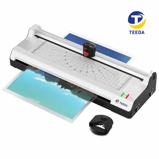 6 in 1 Hot/Cold Laminator A3/A4/A6 Size w/ Rotary Trimmer, Corner Rounder Laminating Machine Laminate Machine