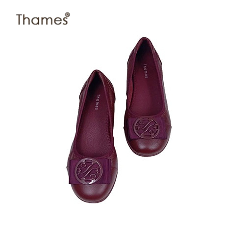 Thames(เทมส์) รองเท้าส้นแบน รองเท้าใส่ทำงาน Shoes-TH41027