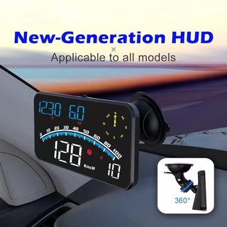 ใหม่ล่าสุด HUD เครื่องวัดความเร็ว GPS โปรเจคเตอร์ วัดความเร็วน้ํา KM/H MPH ความเร็วสูง สําหรับรถยนต์