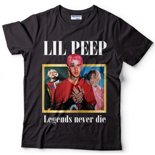 เสื้อยืดลายLil PEEP cotton100% Gildan usa