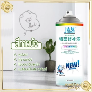 สีทาผนัง สีขาวทาภายใน ทาสีผนัง ซ่อมผนัง สีทาฝ้าเพดาน สีทาบ้านภายใน ครีมซ่อมผนัง คราบบนผนัง สเปรย์เดียวก็ขาว300ml
