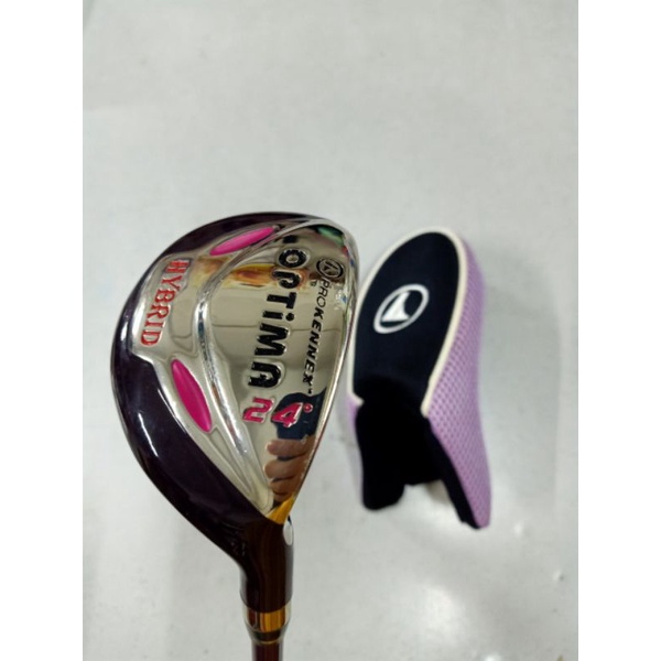 ไม้กอล์ฟไฮบริดHybrid สำหรับผู้หญิงเบอร์4 loft24องศายี่ห้อProkennex รุ่นOptimaมือสองสภาพดีมาก95%
