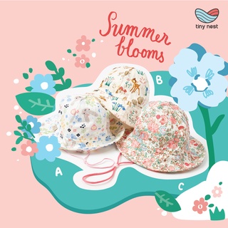 Enjoy the Journey Tiny Nest Sunhat หมวกกันแดดเด็กอ่อน Summer Bloom