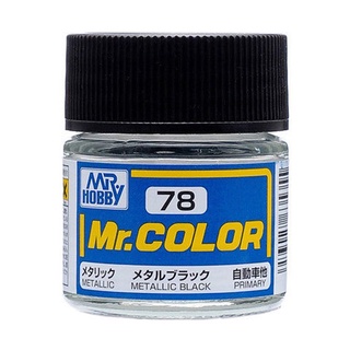 Mr.Color MC-78 Metallic Black สูตร Thinner