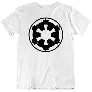 ผ้าฝ้าย 100%เสื้อยืดแขนสั้นพิมพ์ลาย Galactic Empire Star Wars แฟชั่นผู้ชายS-3XL