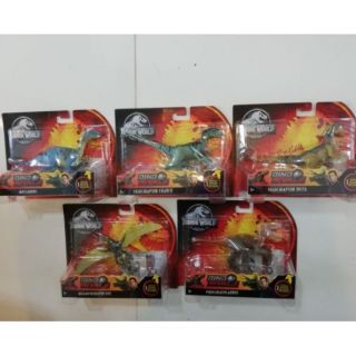 Jurassic แท้dino rivals หุ่น​ไดโนเสาร์​รุ่น attack pack