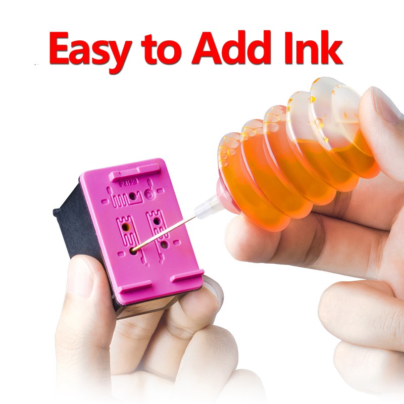 Compatible for hp67xl ink 67 black 67xl refillable ink cartridge  hp 6020 6030 6032 6034 6052 6055 6