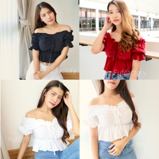 Mini Cotton Off Shoulder เสื้อปาดไหล่