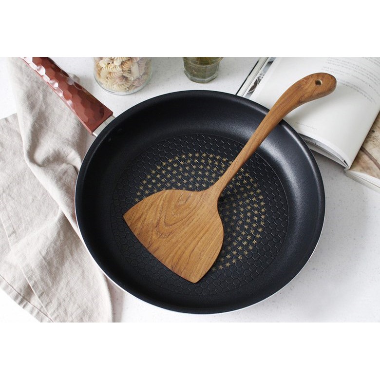 TEAK WOOD SPATULA WOODEN FRYING TOOL