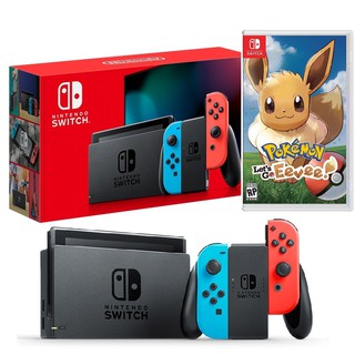 Nintendo Switch New Console (2019) ฟรีเกม Pokemon: Let’s Go, Eevee