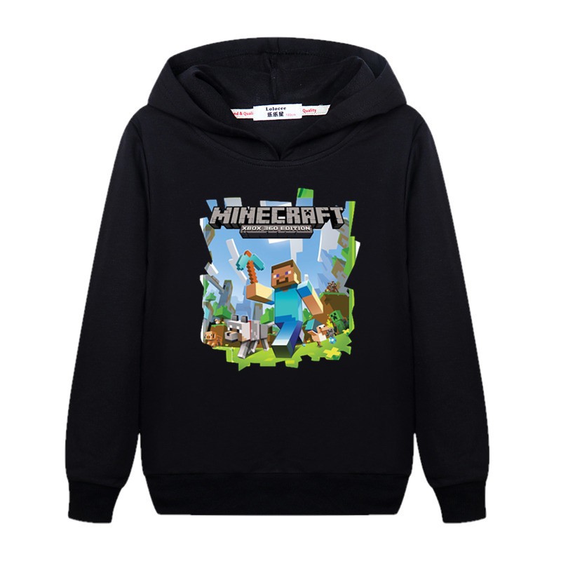 เสื้อกันหนาวเด็ก kids sweatshirt Minecraft boys hoodies