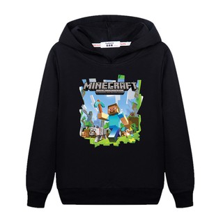 🎅❄เสื้อกันหนาวเด็ก❄🎅kids sweatshirt Minecraft boys hoodies