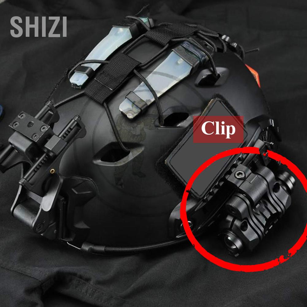 Shizi คลิปไฟฉายพลาสติก อุปกรณ์เสริม สําหรับหมวกกันน็อค