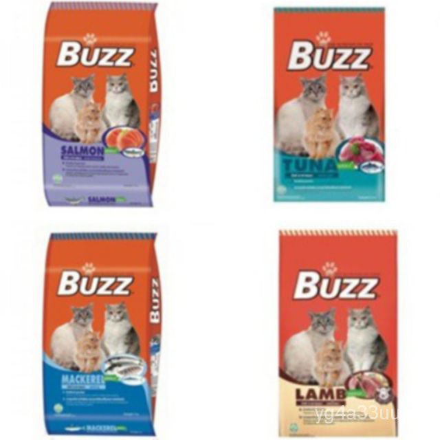 BUZZ (บัซซ์) อาหารแมวกระสอบ 7kg rdDc