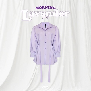 MAKEHIMMAD: MORNING LAVENDER SHIRT  เสื้อเชิ๊ตแฟชั่น  MHMXT2022