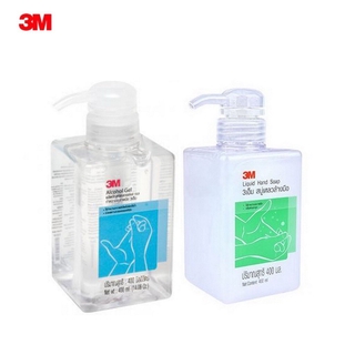 3M แอลกอฮอล์เจลล้างมือ ขนาด 400ml. 3M Alcohol Gel 400ML