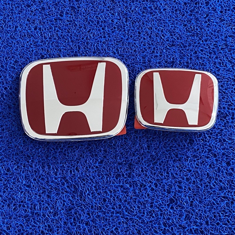 โลโก้ * H ติดรถ Honda civic  FC / FK ( ปี 16-19 ) ( คู่หน้า+หลัง ) ราคาต่อคู่ มี 2 ชิ้น มีสามสีให้เลือก