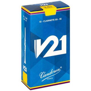 Vandoren V21 Bb Clarinet Reed ลิ้นคลาริเนทแวนดอเรน V21 (กล่อง)