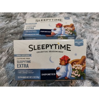 Celestial seasoning sleeptime 20 Tea bags (เซเลสเทียล สลีปไทม์ 20 ซอง)​