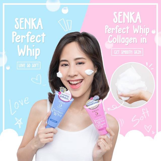โฟมล้างหน้าเซนกะ วิปโฟม 120 กรัมSENKA perfect whip collagen in ,Perfect whip, perfect whip Acne care