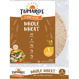 Tumaros Whole Wheat Carb Wise 11.2oz  Tumaros Whole Wheat Carb Wise 11.2oz