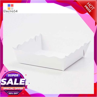 เอโร่ ถาดขนมปังเล็ก ขนาด 6x6 นิ้ว แพ็ค 100 ใบแก้วและบรรจุภัณฑ์aro Paper Tray 6x6" x 100 Pcs