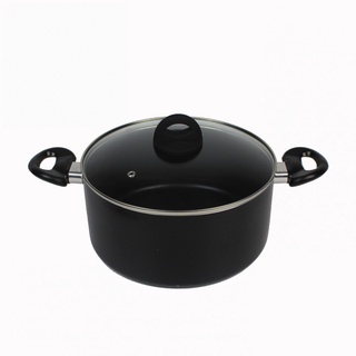 KOCH KITCHEN หม้อต้มพร้อมฝา NON-STICK 26 ซม. GENKI-SUPOT26 สีดำ