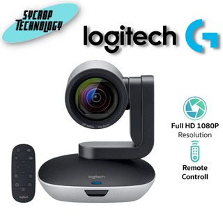 Logitech PTZ PRO 2 กล้องวิดีโอขนาด HD 1080p พร้อมระบบแพน / ก้ม-เงย ซูมได้ 10 เท่า พร้อม รีโมทคอนโทรล ประกันศูนย์