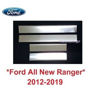 ชายบันไดประตู สคัพเพลท Ford Ranger PX 2012-2019 4 ประตู ฟอร์ด เรนเจอร์ คิ้วกันรอยขอบประตู กาบบันได ชายบันได กันรอย