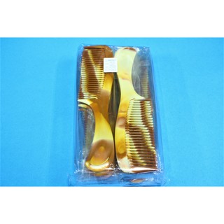 หวีจัมโบ้ ดี สีไม้ (12 ชิ้น), Comb 1011-07 (12 pieces)