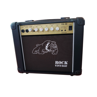 Rock ตู้แอมป์กีตาร์ รุ่น FG-30 เล่นได้ทั้งกีต้าร์โปร่งไฟฟ้า และกีต้าร์ไฟฟ้า แถมสายแจ็คFENDERอย่างดี3เมตร มูลค่า450บาทฟรี