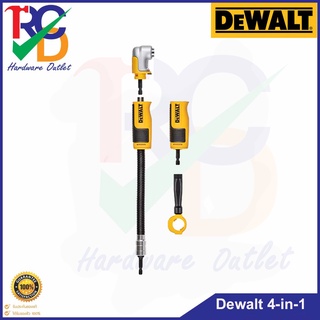 DEWALT  4-in-1  หัวต่อไขควงกระแทก  ( DWAMRASET ) ข้อต่ออิสละ ชุดข้อต่อไขควงแบบสวมเร็ว