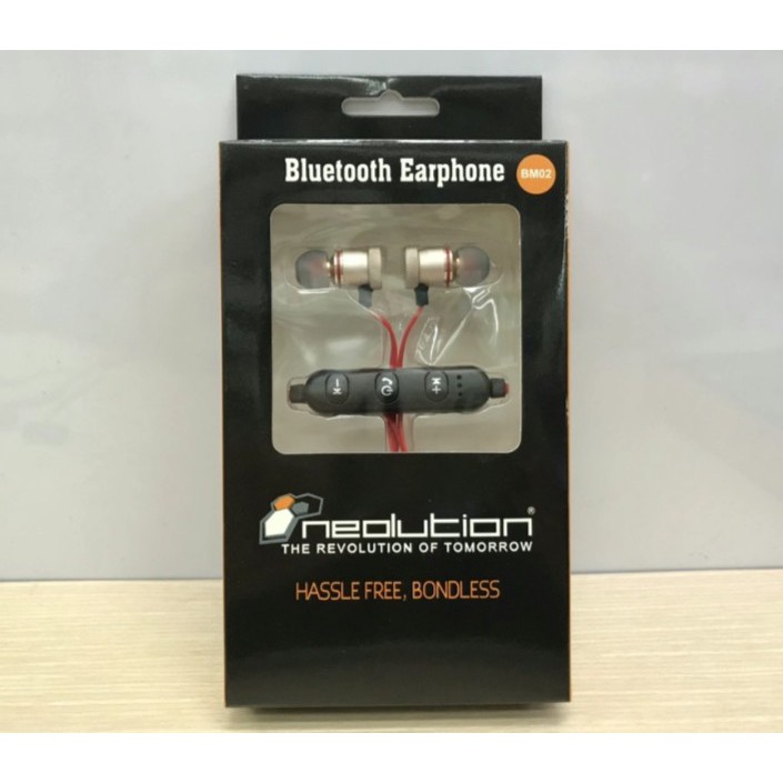 หูฟังไร้สายบลูทูธ Bluetooth Earphone 4.2 สเตอริโอ NEOLUTION E-Sport สำหรับ IPhone / Android รุ่น BM0