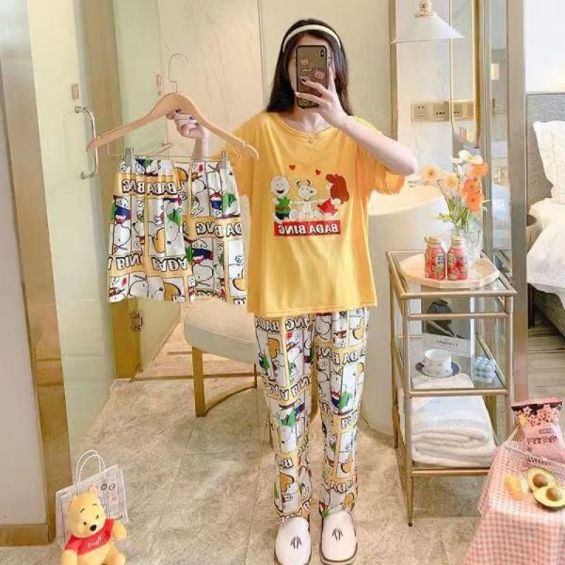 Ll-sleeping CLOTHES//IMPORTED PAJAMAS/3IN1 SLEEPING CLOTHES